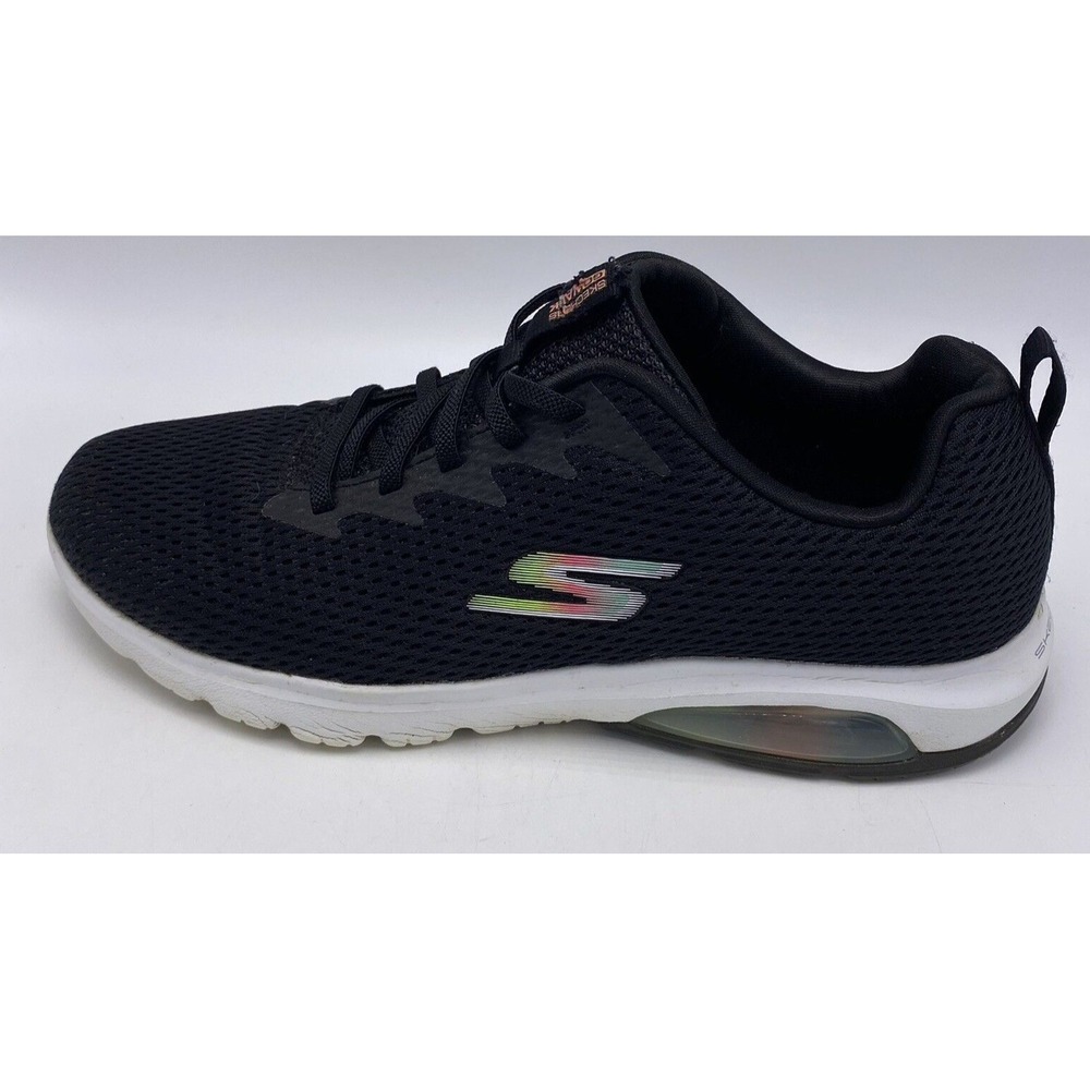 Skechers Sneakers Womens 10 Go Walk Air-124074 Sneaker Black Casual Read